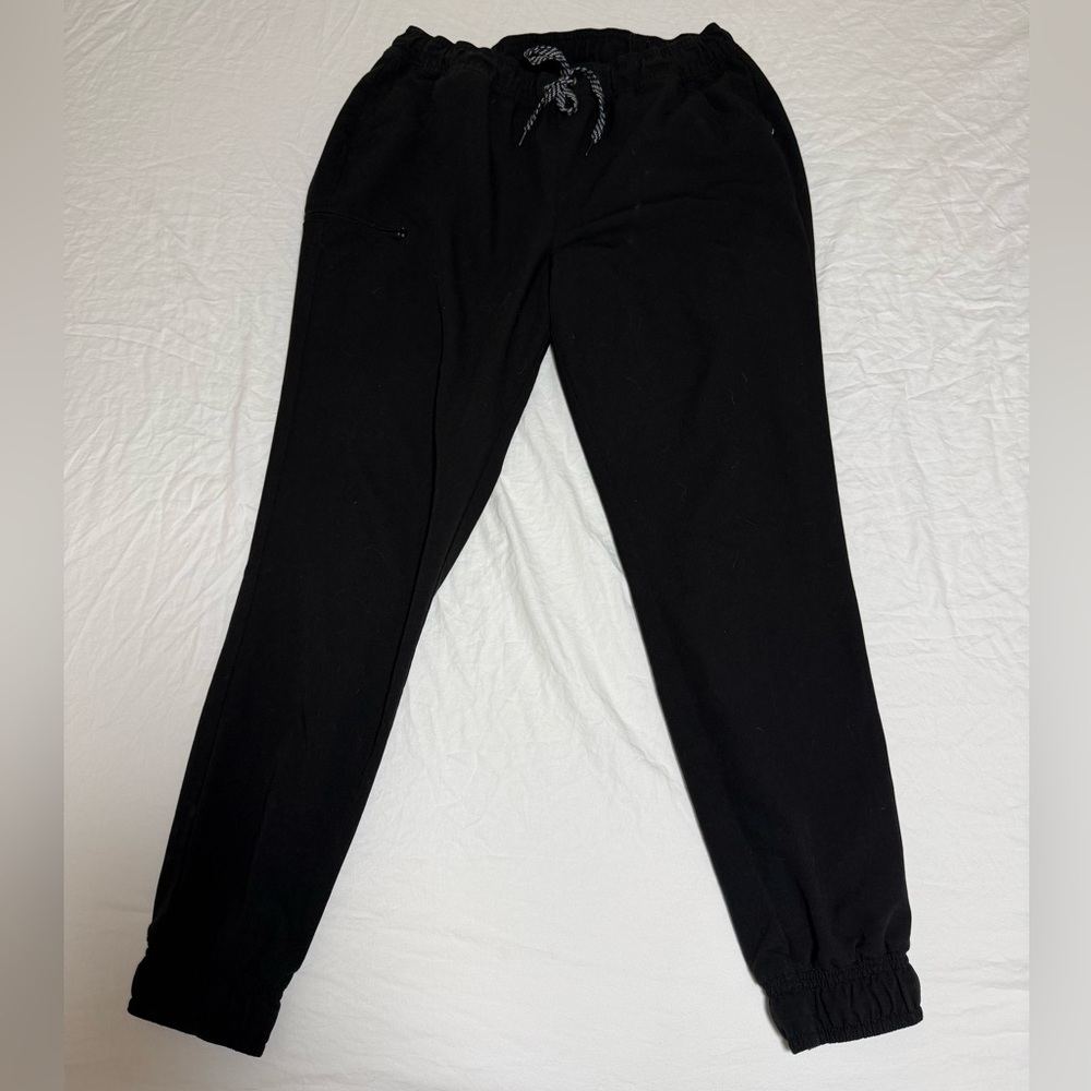 Jaanuu Black Drawstring Jogger Sweatpants